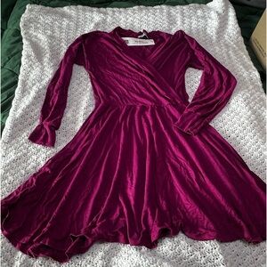 Rebdolls faux wrap dress